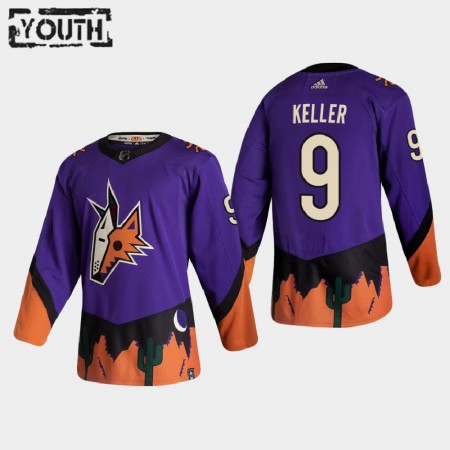 Dětské Hokejový Dres Arizona Coyotes Dresy Clayton Keller 9 2020-21 Reverse Retro Authentic